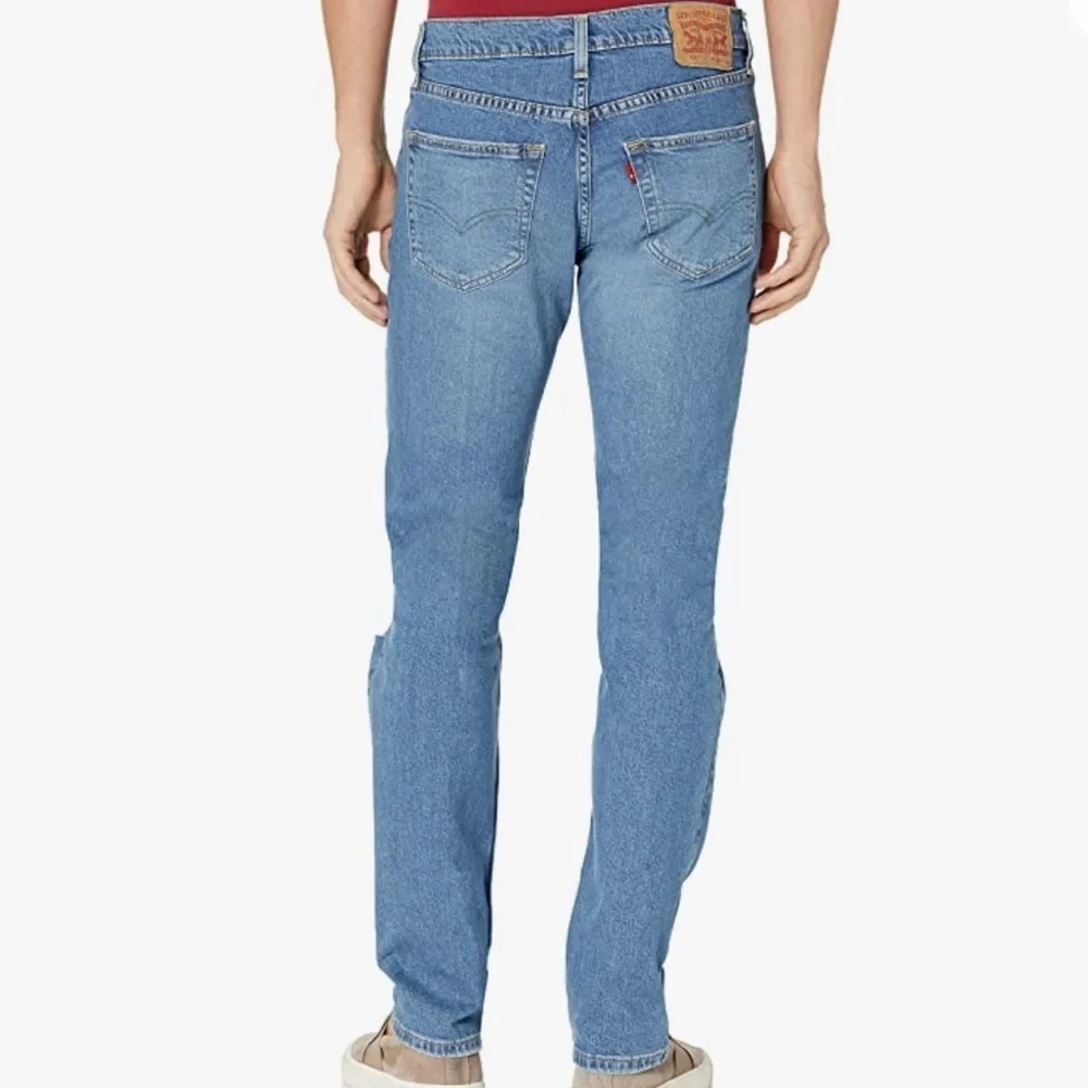 Levi's Men's 511 Slim-Fit Ripped Flex Jeans Blue Wash